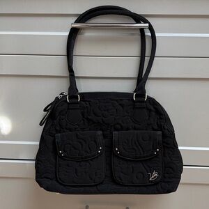 Vera Bradley Black Quilted Handbag